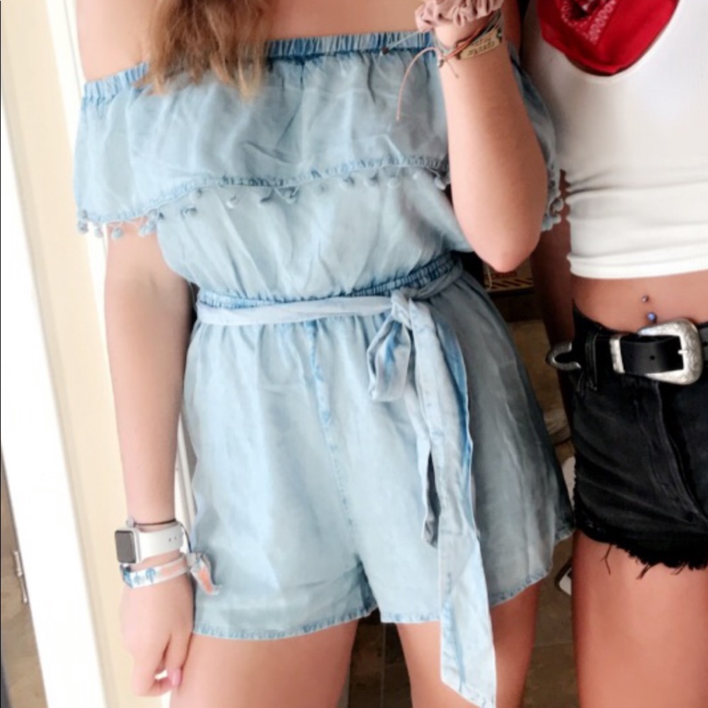 Off the shoulder romper